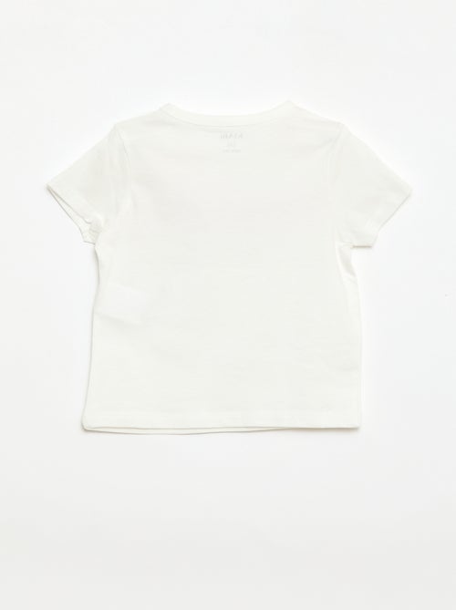 Camiseta de manga corta con estampado - Kiabi