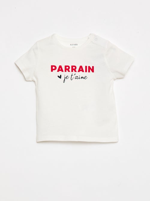 Camiseta de manga corta con estampado - Kiabi