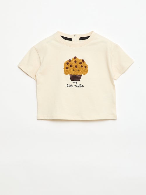 Camiseta de manga corta con estampado - Kiabi