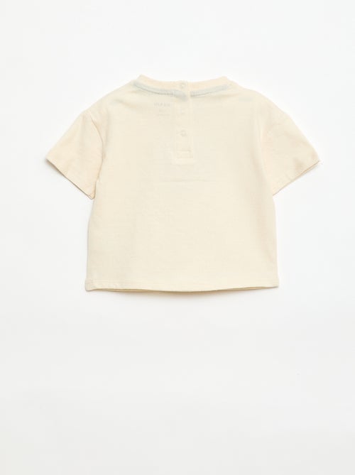 Camiseta de manga corta con estampado - Kiabi