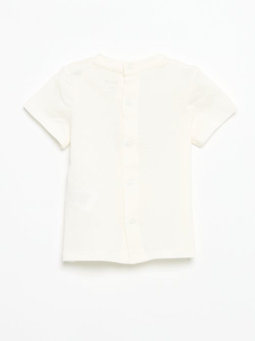 Camiseta de manga corta con estampado - Kiabi