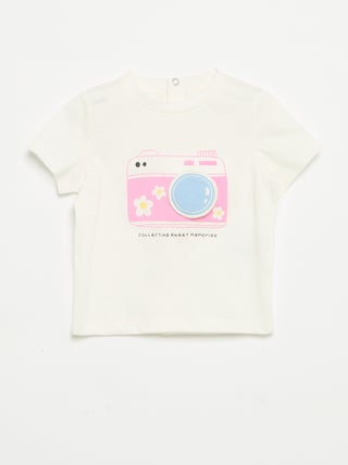 Camiseta de manga corta con estampado
