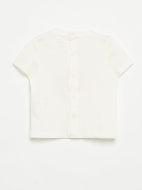 Camiseta de manga corta con estampado - Kiabi