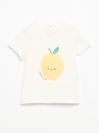 Camiseta de manga corta con estampado