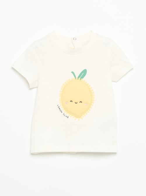 Camiseta de manga corta con estampado - Kiabi