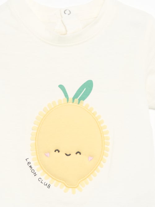 Camiseta de manga corta con estampado - Kiabi