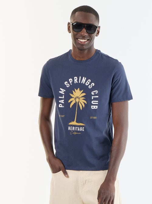 Camiseta de manga corta con estampado de fantasía - Kiabi Camiseta de manga corta con estampado de fantasía - Kiabi