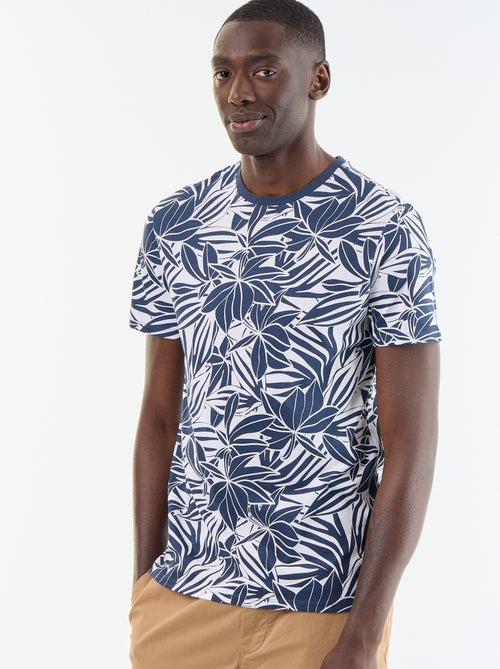 Camiseta de manga corta con estampado de fantasía - Kiabi Camiseta de manga corta con estampado de fantasía - Kiabi