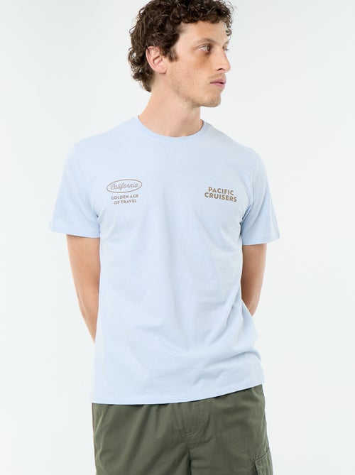 Camiseta de manga corta con estampado de fantasía - Kiabi Camiseta de manga corta con estampado de fantasía - Kiabi