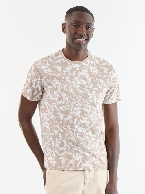 Camiseta de manga corta con estampado de fantasía - Kiabi Camiseta de manga corta con estampado de fantasía - Kiabi