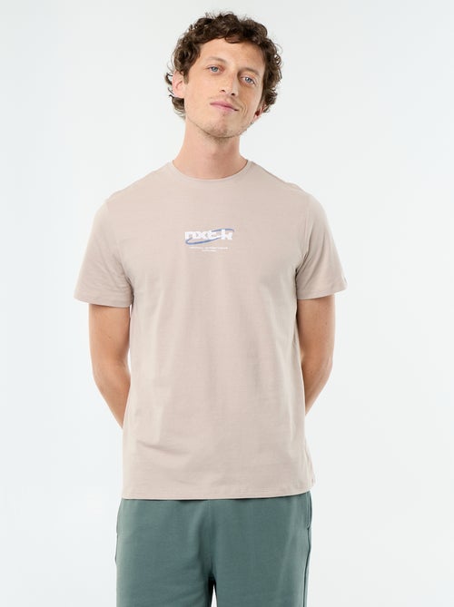 Camiseta de manga corta con estampado de fantasía - Kiabi Camiseta de manga corta con estampado de fantasía - Kiabi