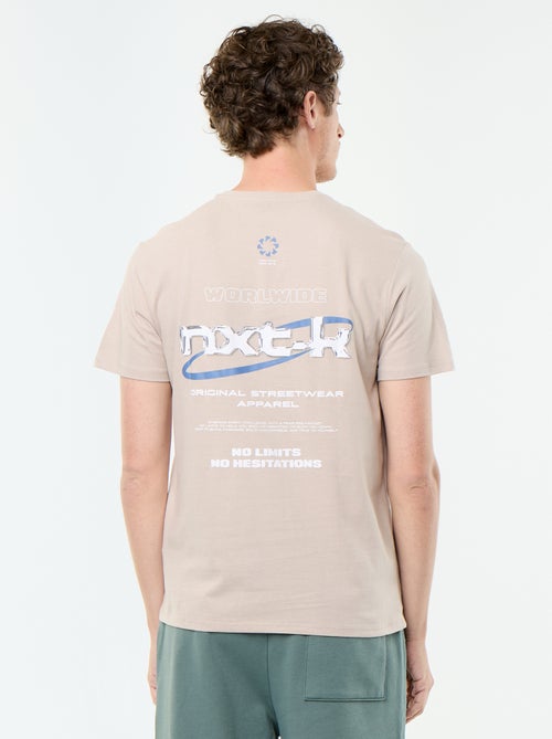 Camiseta de manga corta con estampado de fantasía - Kiabi Camiseta de manga corta con estampado de fantasía - Kiabi