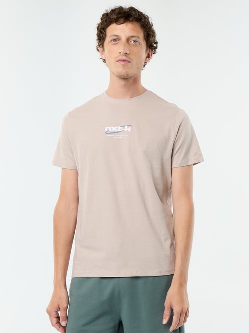 Camiseta de manga corta con estampado de fantasía - Kiabi Camiseta de manga corta con estampado de fantasía - Kiabi