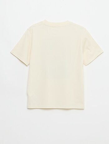 Camiseta de manga corta con estampado de fantasía