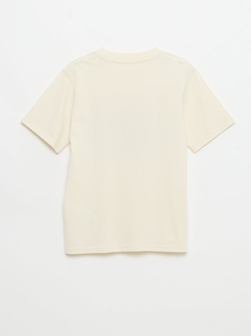 Camiseta de manga corta con estampado de fantasía - Kiabi