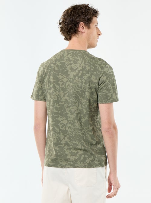 Camiseta de manga corta con estampado de fantasía - Kiabi Camiseta de manga corta con estampado de fantasía - Kiabi