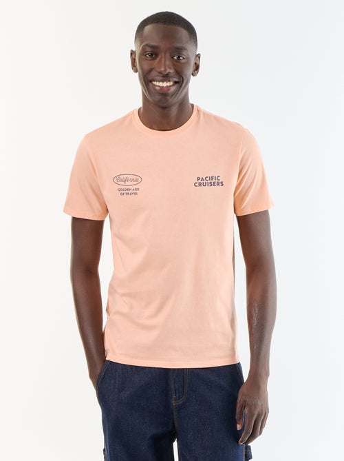 Camiseta de manga corta con estampado de fantasía - Kiabi Camiseta de manga corta con estampado de fantasía - Kiabi