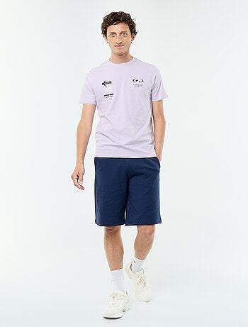 Camiseta de manga corta con estampado de fantasía