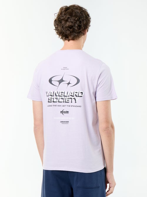 Camiseta de manga corta con estampado de fantasía - Kiabi Camiseta de manga corta con estampado de fantasía - Kiabi