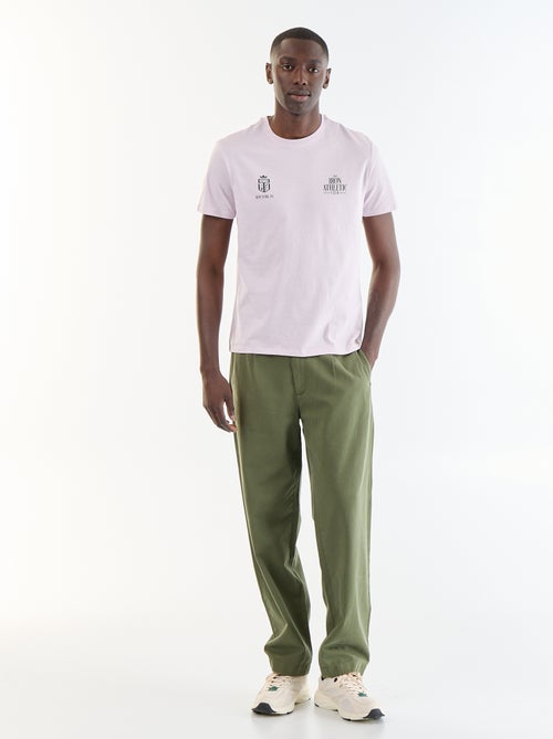 Camiseta de manga corta con estampado de fantasía - Kiabi Camiseta de manga corta con estampado de fantasía - Kiabi