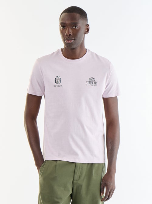 Camiseta de manga corta con estampado de fantasía - Kiabi Camiseta de manga corta con estampado de fantasía - Kiabi