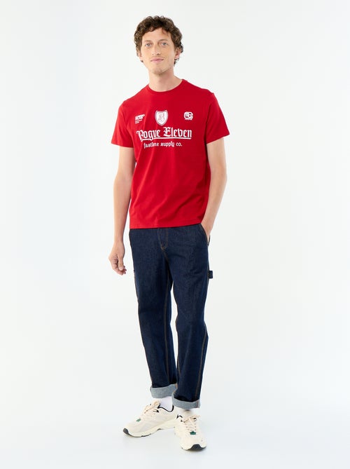 Camiseta de manga corta con estampado de fantasía - Kiabi Camiseta de manga corta con estampado de fantasía - Kiabi