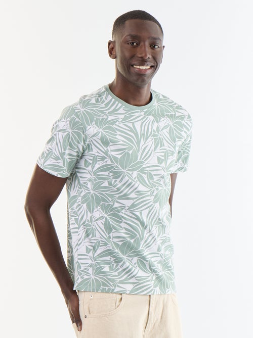 Camiseta de manga corta con estampado de fantasía - Kiabi Camiseta de manga corta con estampado de fantasía - Kiabi