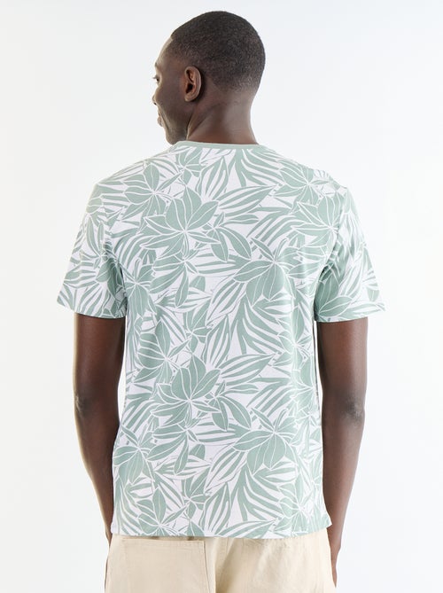 Camiseta de manga corta con estampado de fantasía - Kiabi Camiseta de manga corta con estampado de fantasía - Kiabi
