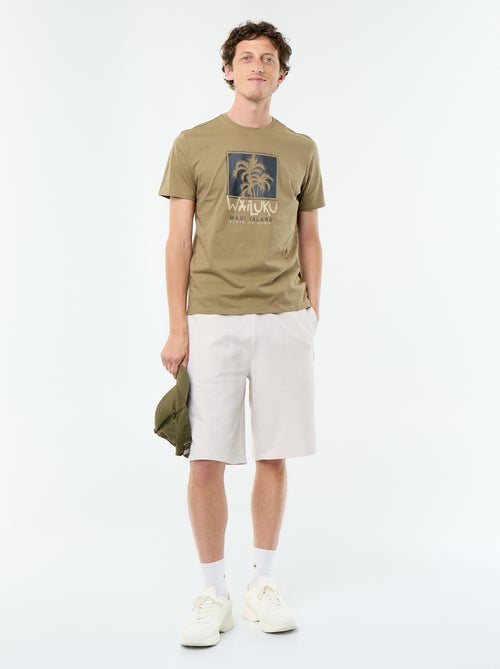 Camiseta de manga corta con estampado de fantasía - Kiabi Camiseta de manga corta con estampado de fantasía - Kiabi