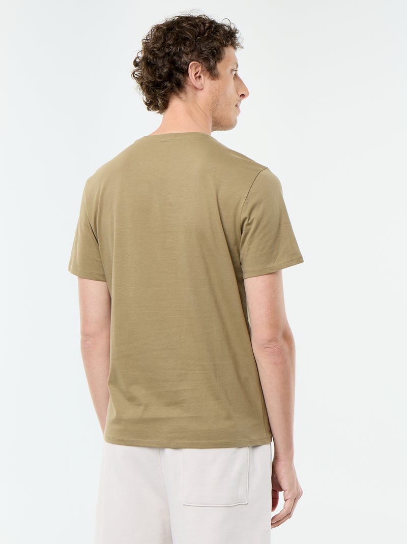 Camiseta de manga corta con estampado de fantasía Verde - Kiabi