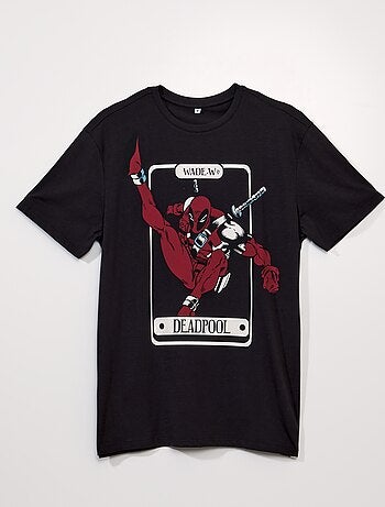 Camiseta de manga corta con estampado 'Dead Pool' - Kiabi