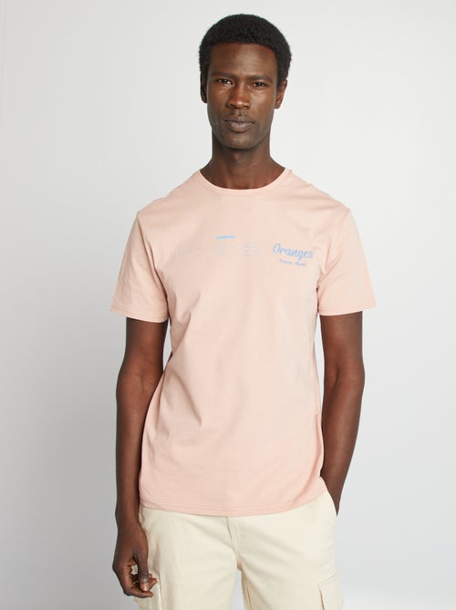 Camiseta de manga corta con estampado en ambos lados - Kiabi