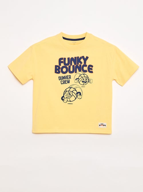 Camiseta de manga corta con estampado frontal - Kiabi