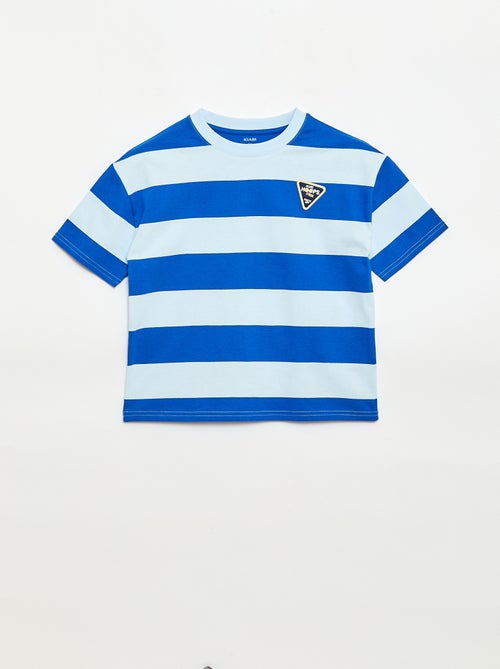 Camiseta de manga corta con estampado frontal - Kiabi