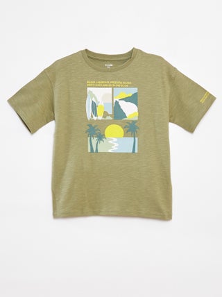 Camiseta de manga corta con estampado