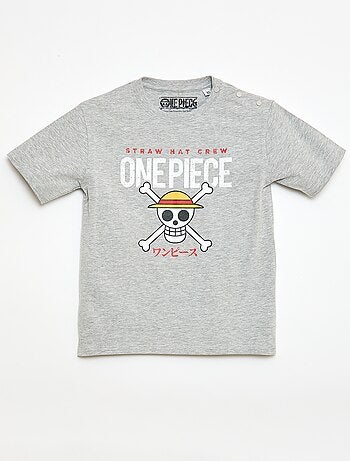 Camiseta de manga corta con estampado 'Luffy - One Piece'