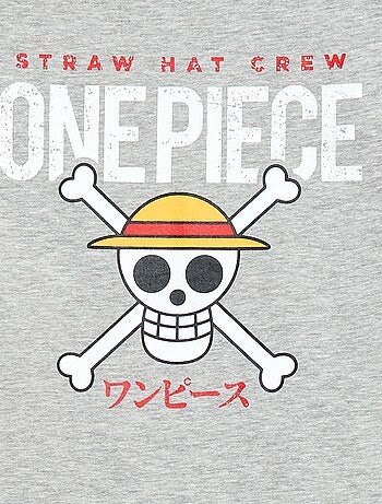 Camiseta de manga corta con estampado 'Luffy - One Piece'