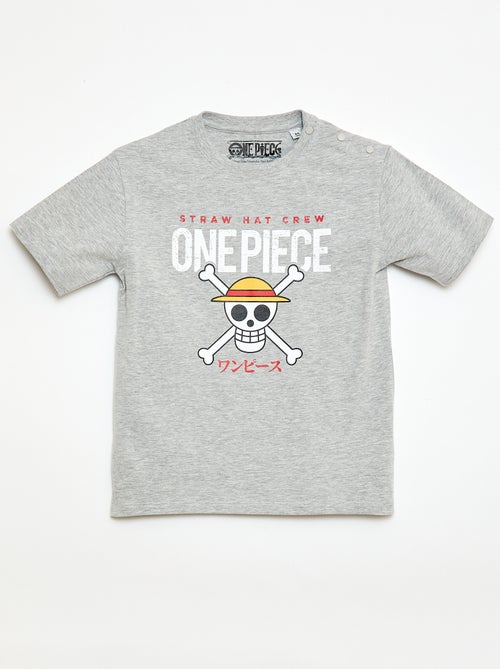 Camiseta de manga corta con estampado 'Luffy - One Piece' - Kiabi Camiseta de manga corta con estampado 'Luffy - One Piece' - Kiabi