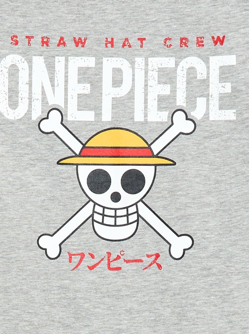 Camiseta de manga corta con estampado 'Luffy - One Piece' - Kiabi Camiseta de manga corta con estampado 'Luffy - One Piece' - Kiabi