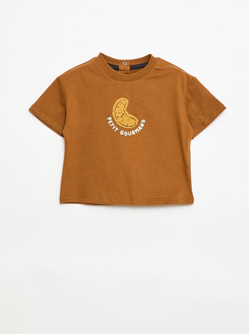 Camiseta de manga corta con estampado - Kiabi