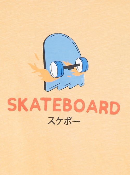 Camiseta de manga corta con estampado - Kiabi