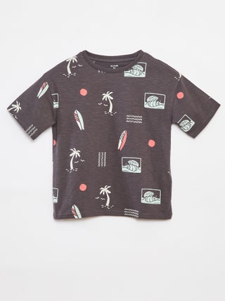 Camiseta de manga corta con estampado