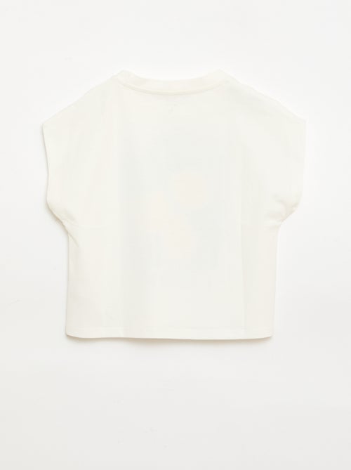 Camiseta de manga corta con estampado original - Kiabi