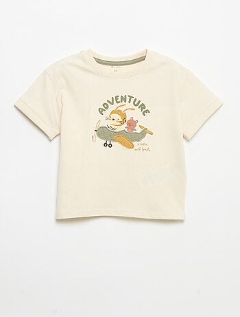Camiseta de manga corta con estampado original