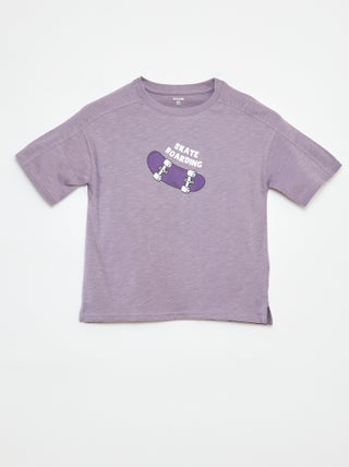 Camiseta de manga corta con estampado