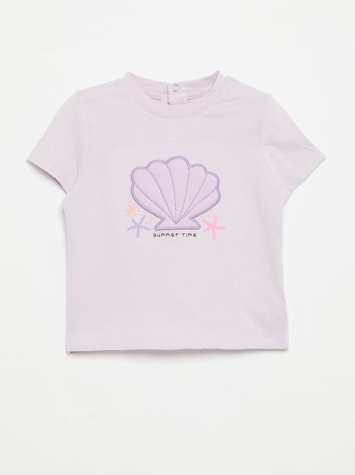 Camiseta de manga corta con estampado - Kiabi