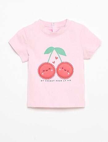 Camiseta de manga corta con estampado