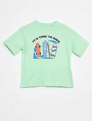 Camiseta de manga corta con estampado