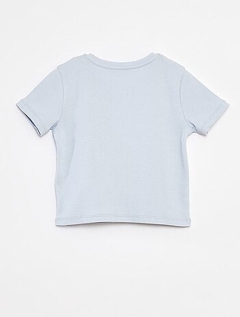 Camiseta de manga corta con lazos decorativos