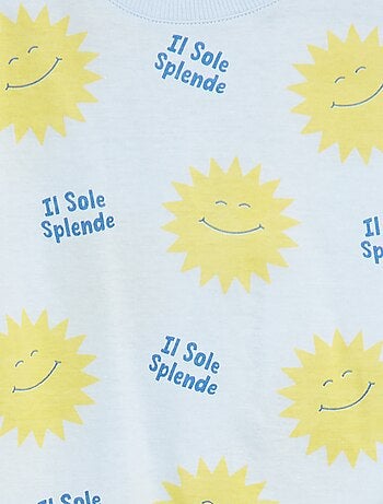 Camiseta de manga corta con motivo